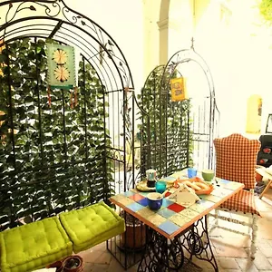 Hand Decorated House With Court , Firenze Italia
